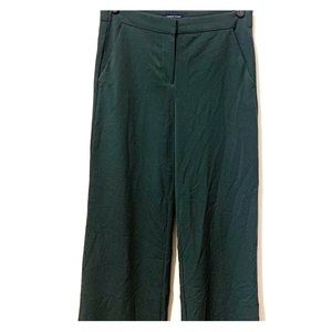 Forest Green Wide Leg Trousers